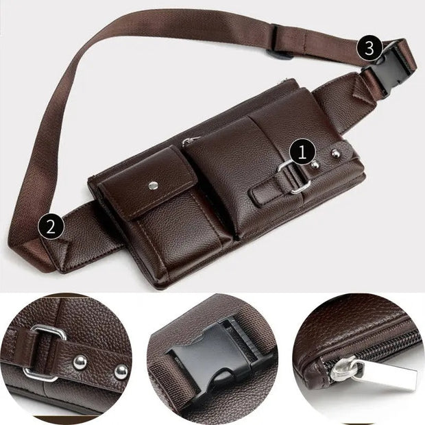 Image compartiment sac banane homme business