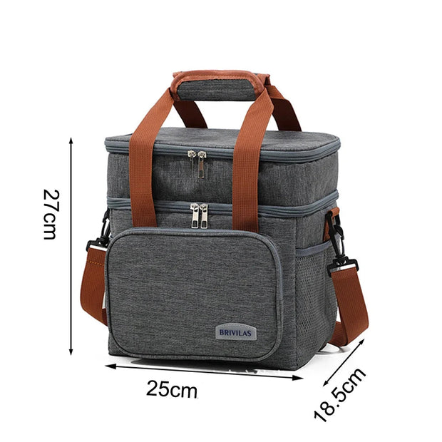 Lunch Bag Grande Capacite -II dimension 