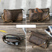 Pochette Homme Cuir Premium -II differentes vues
