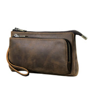 Pochette Homme Cuir Premium -II vue de face