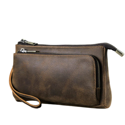 Pochette Homme Cuir Premium -II vue de face