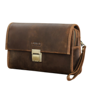 Pochette Homme Cuir Vintage