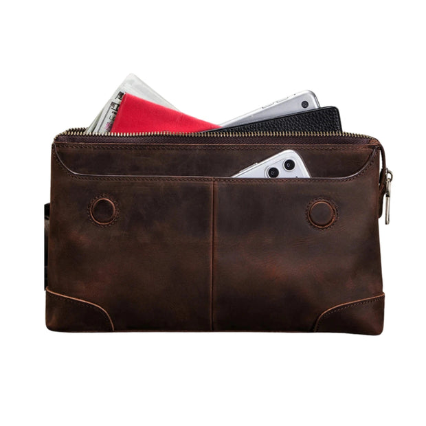 Pochette Homme Cuire Premium -III vue de dos