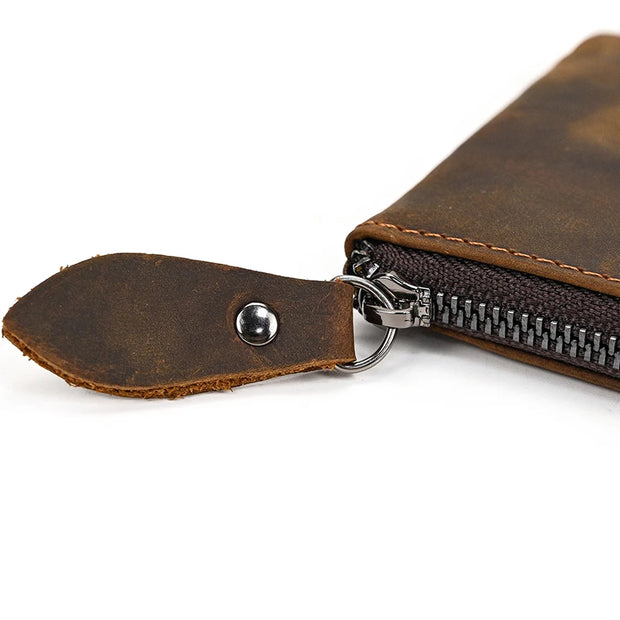 Pochette Homme Cuire Premium -I fermeture