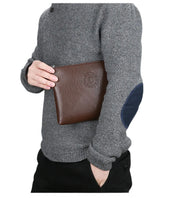 Pochette Homme Elégance -I essais brun