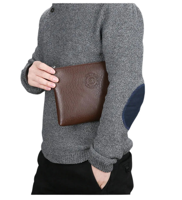 Pochette Homme Elégance -I essais brun