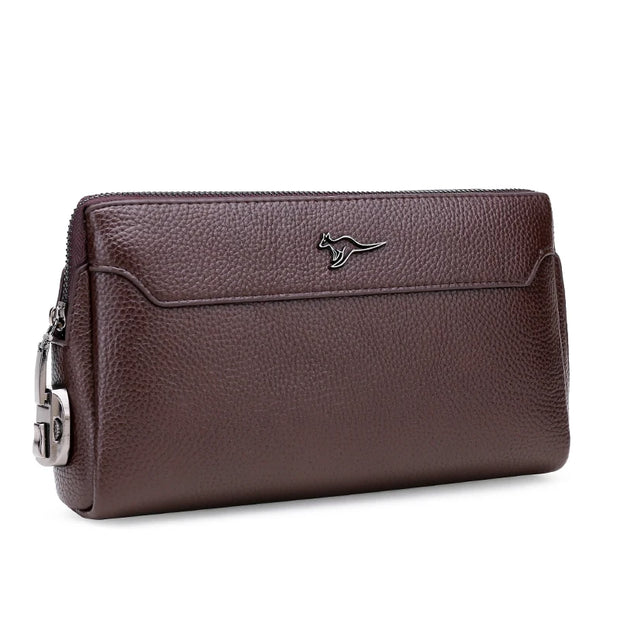 Pochette Homme Kangaroo brun