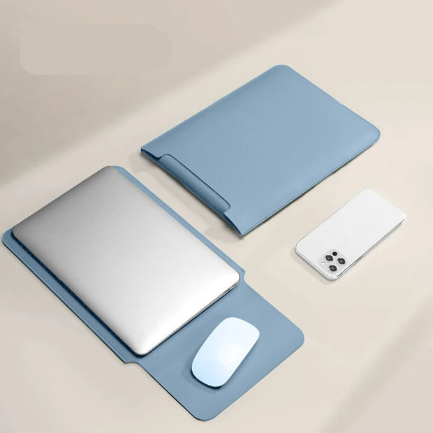 Pochette Ordinateur -II bleu ciel