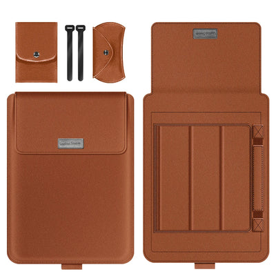 Pochette ordinateur -V marron