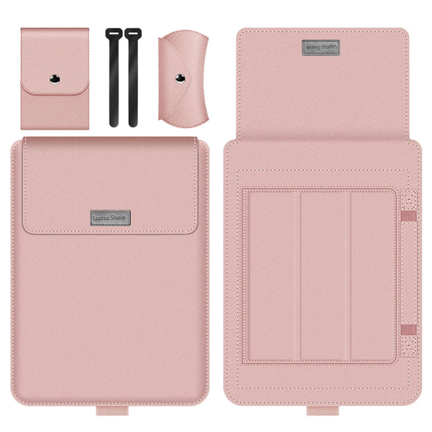 Pochette ordinateur -V rose