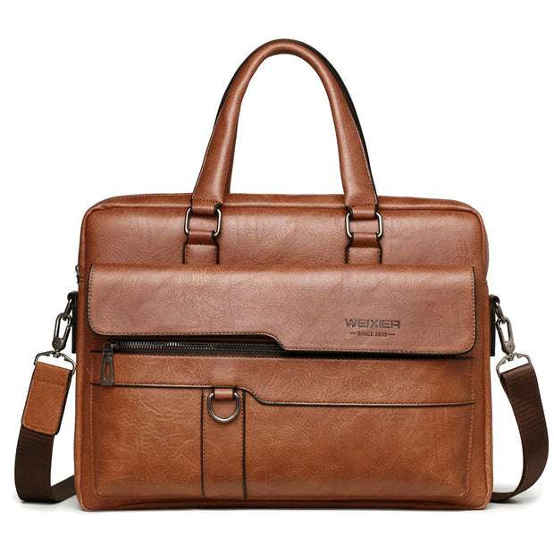 Porte Document Homme Gentle- II marron