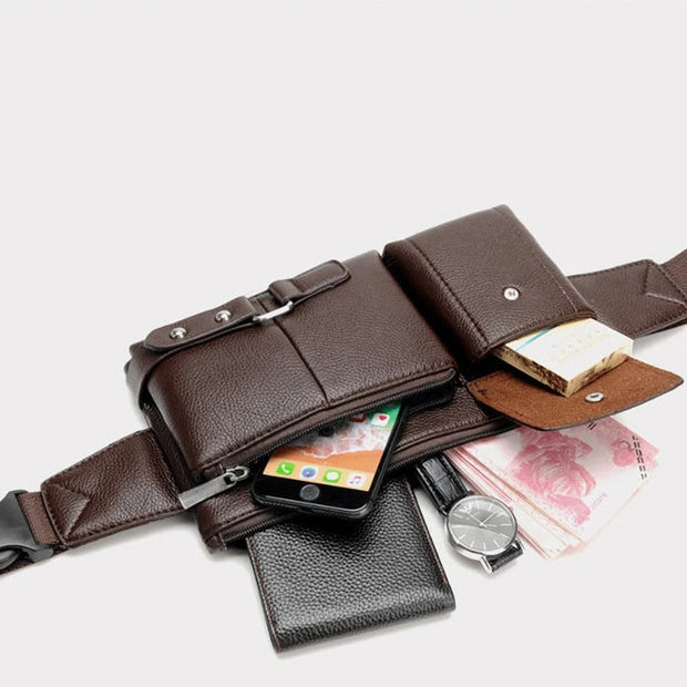 Rangement sac banane homme business 