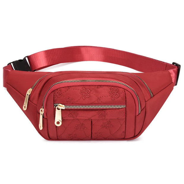 Sac Banane Femme Casual -III rouge 2