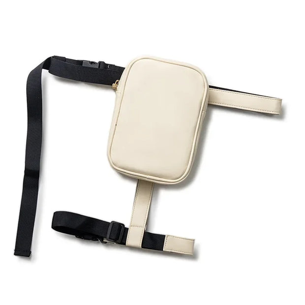 Sac Banane Femme Jambe Retro -I blanc