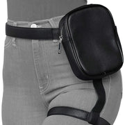 Sac Banane Femme Jambe Retro -I noir