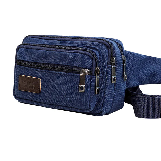 Sac Banane Homme Casual -III bleu