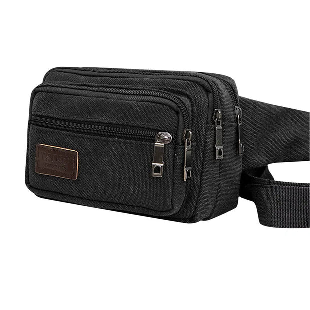 Sac Banane Homme Casual -III noir