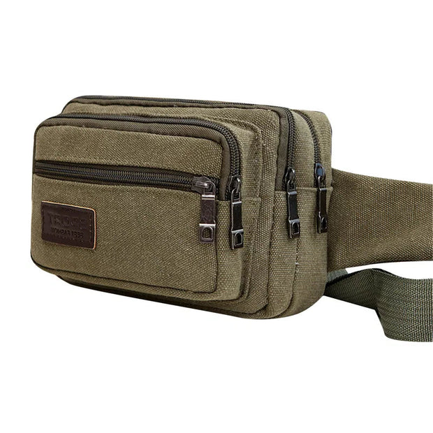 Sac Banane Homme Casual -III vert