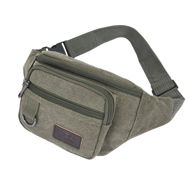 Sac Banane Homme Casual -II vert