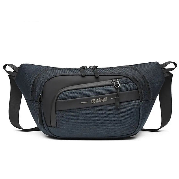 Sac Banane Homme Oxford bleu