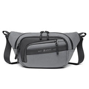 Sac Banane Homme Oxford gris