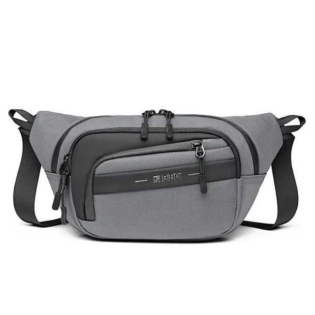 Sac Banane Homme Oxford gris