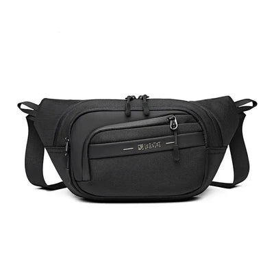 Sac Banane Homme Oxford noir