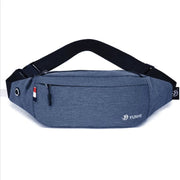 Sac Banane Unisexe Casual bleu