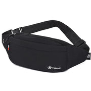 Sac Banane Unisexe Casual noir