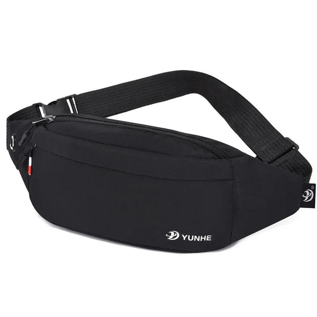 Sac Banane Unisexe Casual noir
