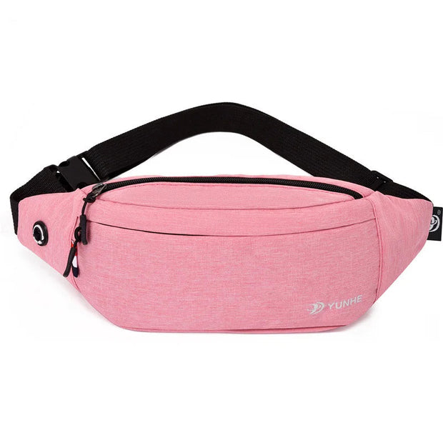 Sac Banane Unisexe Casual rose fonce