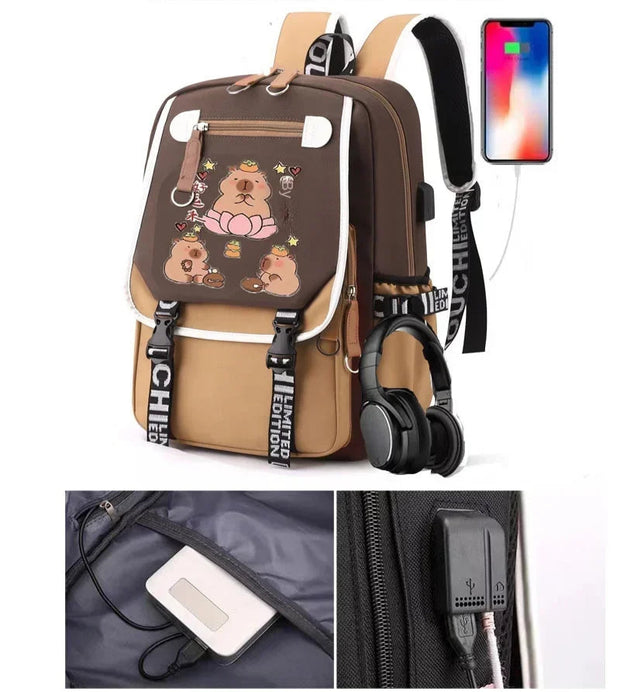 Sac à Dos Femme Icones -III  USB