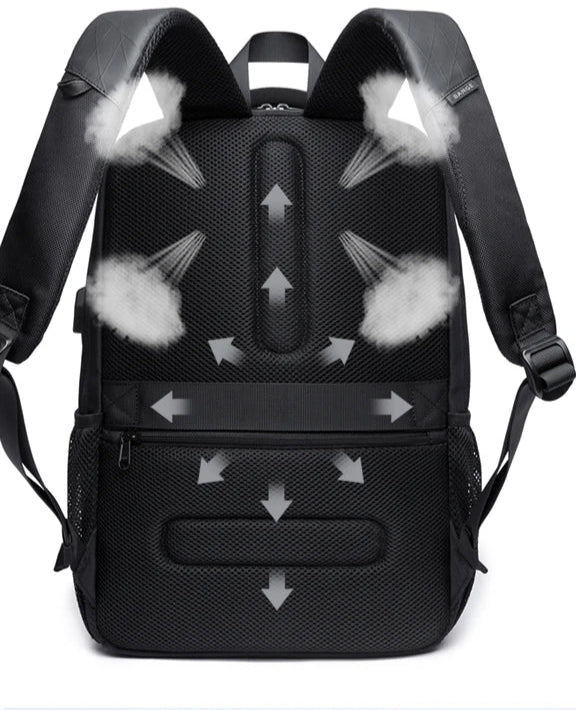 Sac à Dos Unisexe Pro -II / Port USB respirant