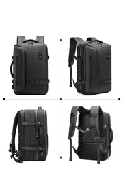 Sac à Dos Unisexe Professionnel de Voyage Compressible -II / Port  USB / Pompe Électrique display