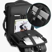 Sac à Dos Unisexe Professionnel de Voyage Compressible -II / Port  USB / Pompe Électrique rangements