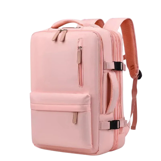 Sac à Dos Unisexe de Voyage -ll / Port USB rose