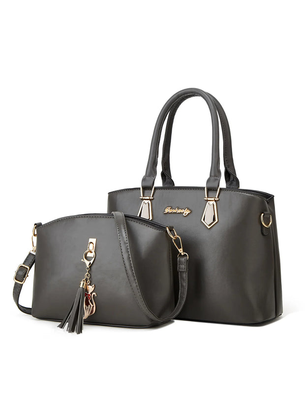 Sac à Main Mom & Daugther gris