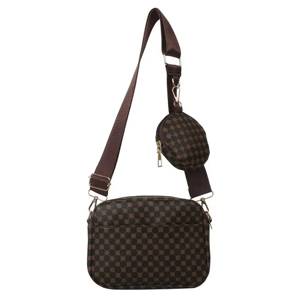 Sac a Bandoulière Femme Design -I brun