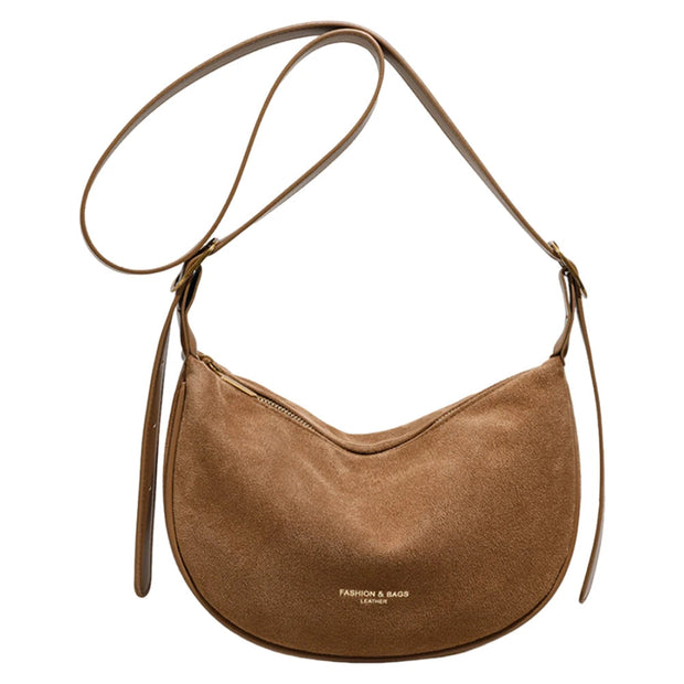 Sac a Bandoulière Femme HalfMoon -I  marron
