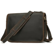 Sac a Bandouliere Business Homme Cuir Veritable Haut de Gamme cafe