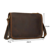 Sac a Bandouliere Business Homme Cuir Veritable Haut de Gamme dimension