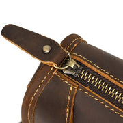 Sac a Bandouliere Business Homme Cuir Veritable Haut de Gamme fermeture 2