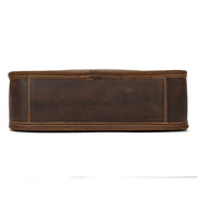 Sac a Bandouliere Business Homme Cuir Veritable Haut de Gamme vue de dessous