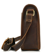 Sac a Bandouliere Business Homme Cuir Veritable Haut de Gamme vue de profil