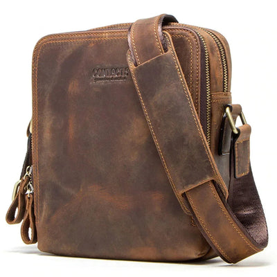 Sac a Bandouliere Homme Vintage -II brun