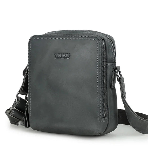Sac a Bandouliere Homme Vintage -II gris