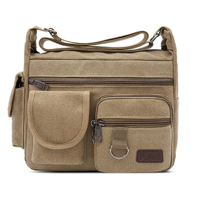 Sac à Bandoulière Homme Vintage -I beige