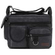 Sac à Bandoulière Homme Vintage -I noir