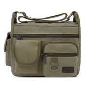 Sac à Bandoulière Homme Vintage -I vert
