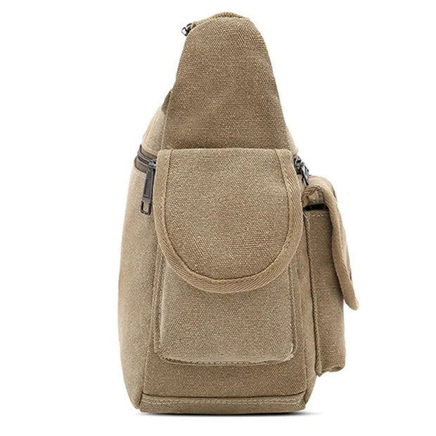 Sac a Bandouliere Homme Vintage -I vue de profil